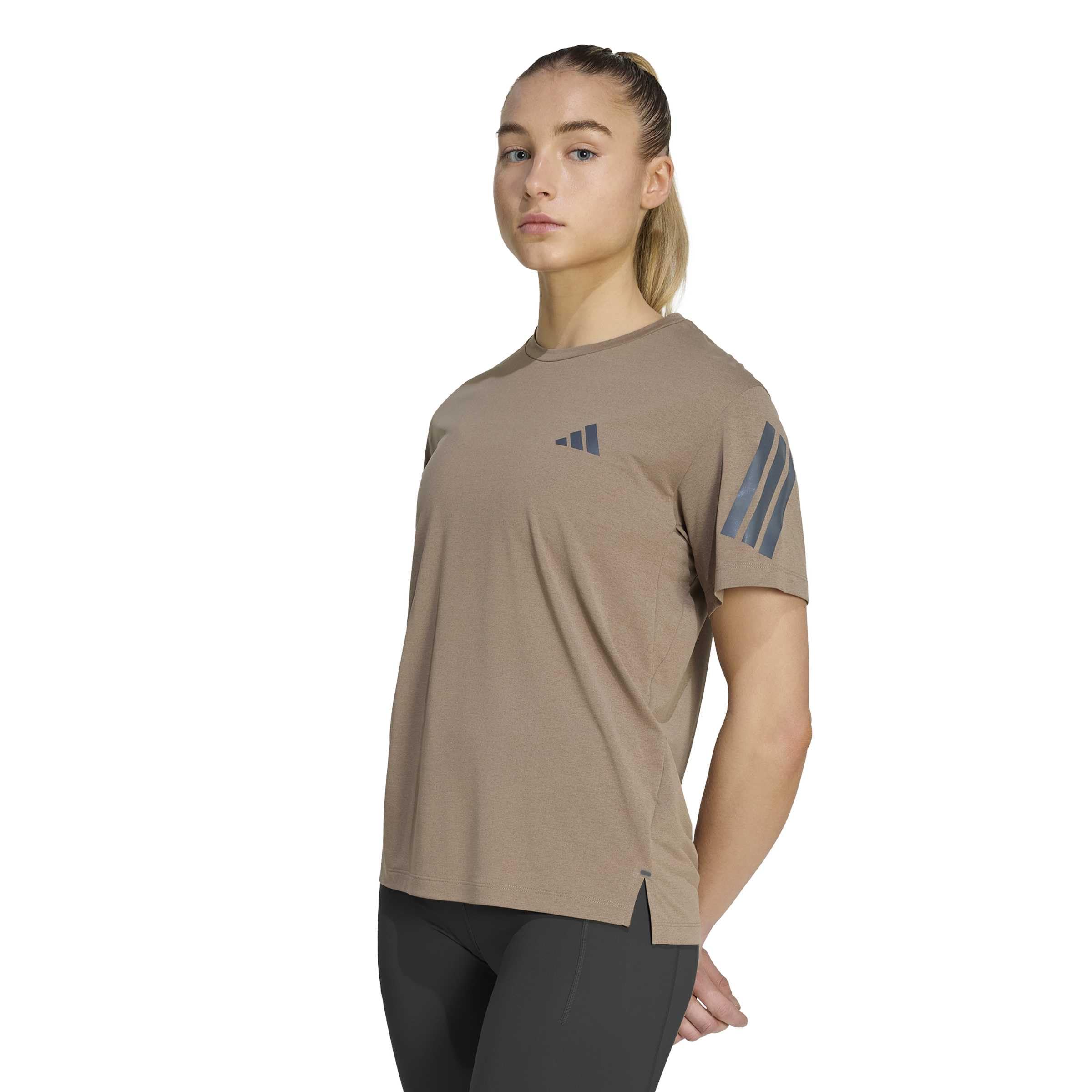 adidas Kobiety Adi365 Running Climacool Shirt, Khaki Six/black, XL