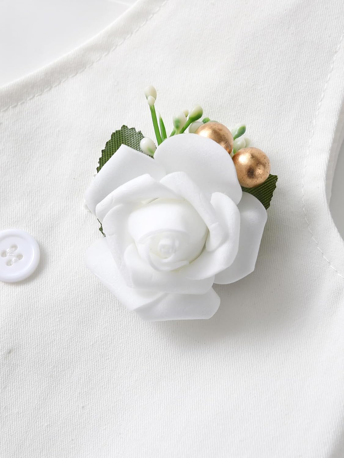 Boarnseorl Baby Boys Pants Sets,Infant Shirt+Pants+Bow Tie+Vest+Suspenders+Boutonniere,Toddler Little Kids Outfits - Image 6