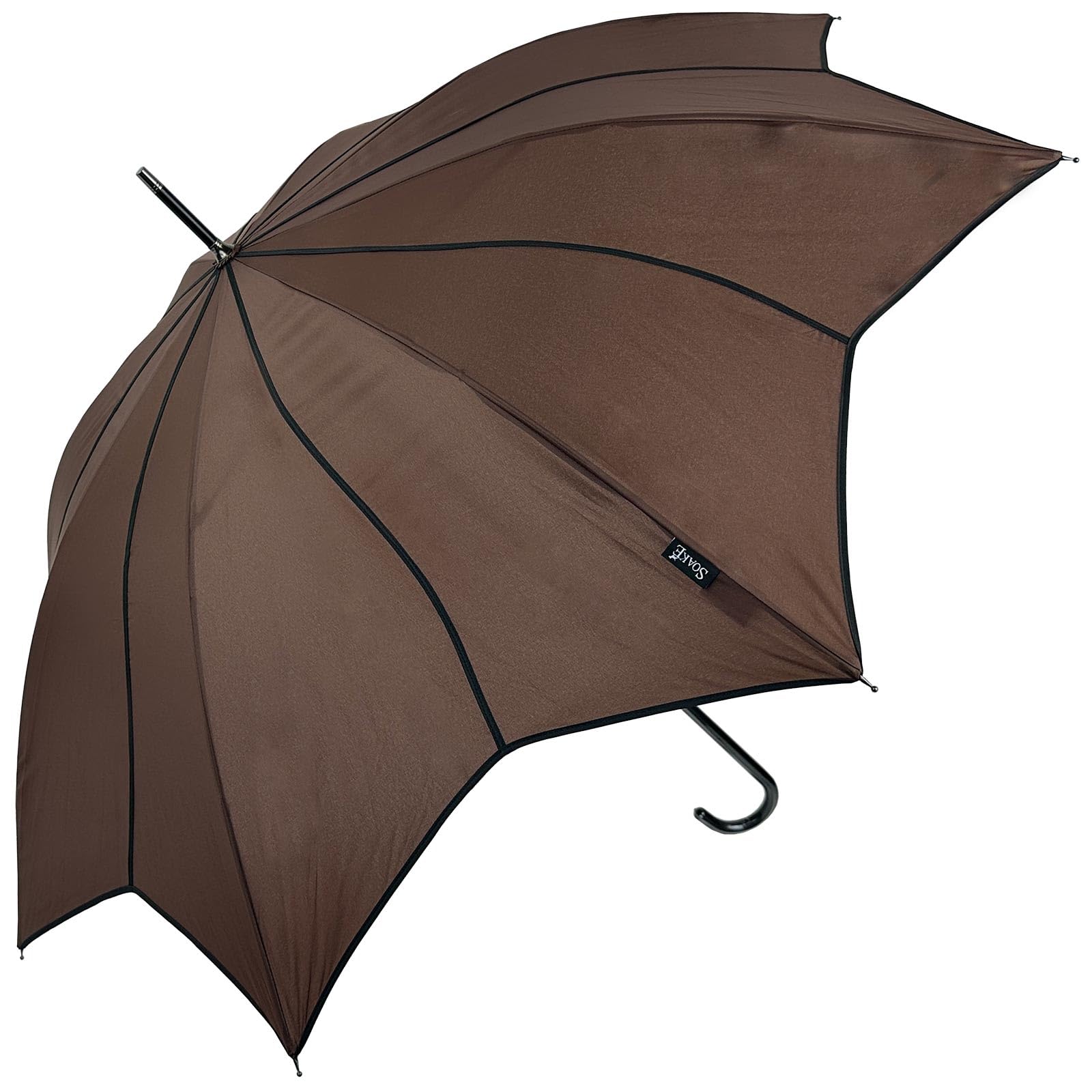 Soake Mocha Swirl Walking Length Umbrella
