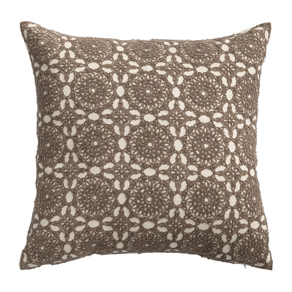 Housse de coussin brodée lavable pour rénover vos vieux canapés