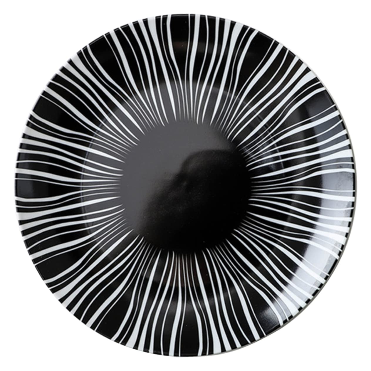 Cabilock Nordic Style Ceramic Food Plate Snack Tray Versatile Serving Plate for Desserts Fruits Pasta and Steaks Break Resistant Easy to Clean for Gatherings