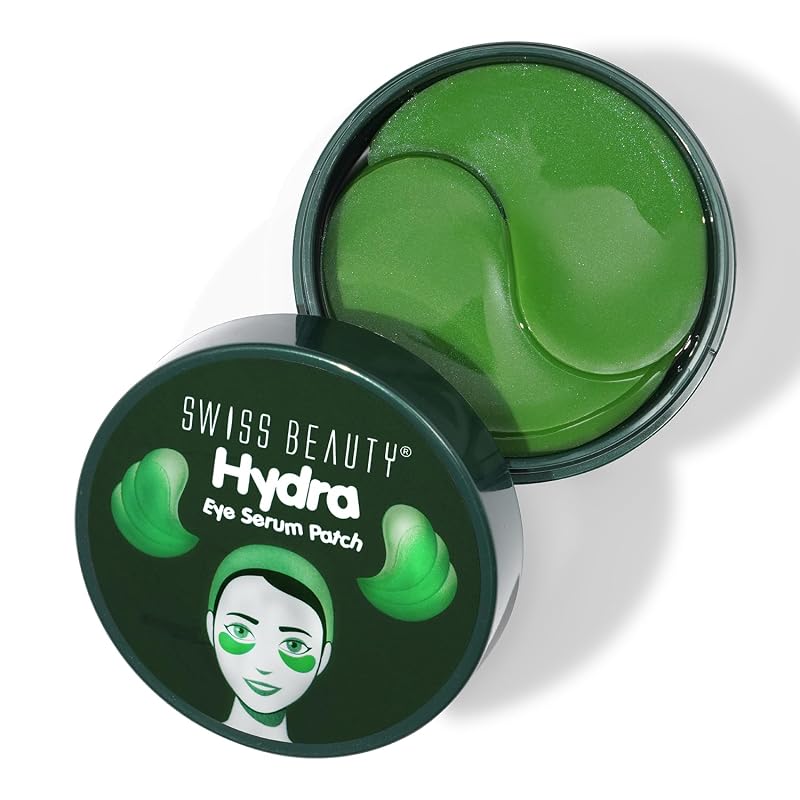 Adesivos em hidrogel para a região dos olhos SWISS BEAUTY Hydra, Aloe Vera, 60 unidades