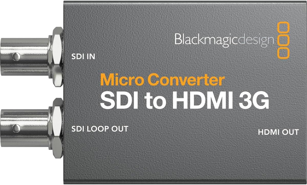 Blackmagic Design Micro Converter SDI to HDMI 3G PSU (BM-CONVCMIC/SH03G/WPSU)