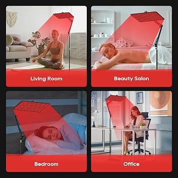 Morfone Red Light Therapy 200LEDs and Morfone Handheld Red Light Therapy Device