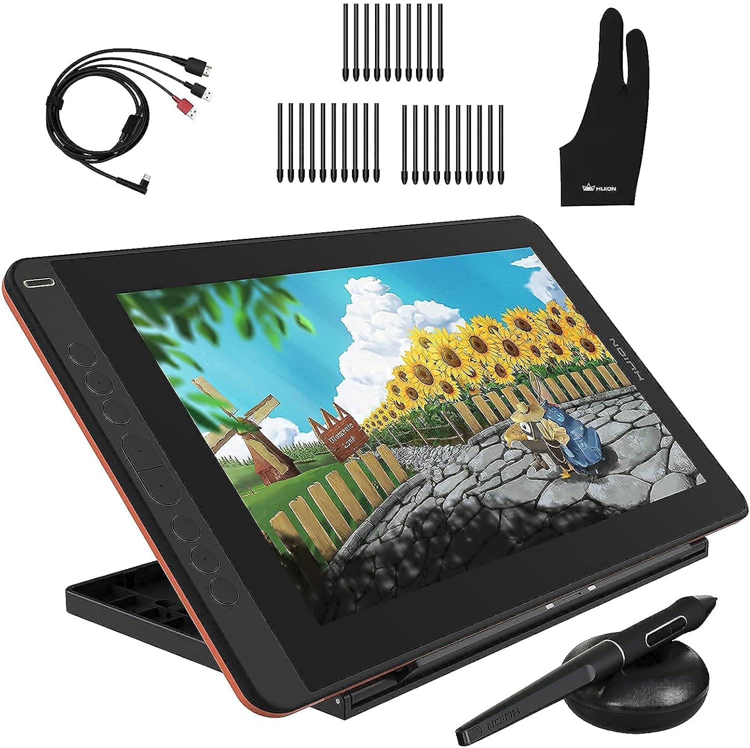 Drawing Best Android Tablet With Stylus 2021 2021 HUION Kamvas 12