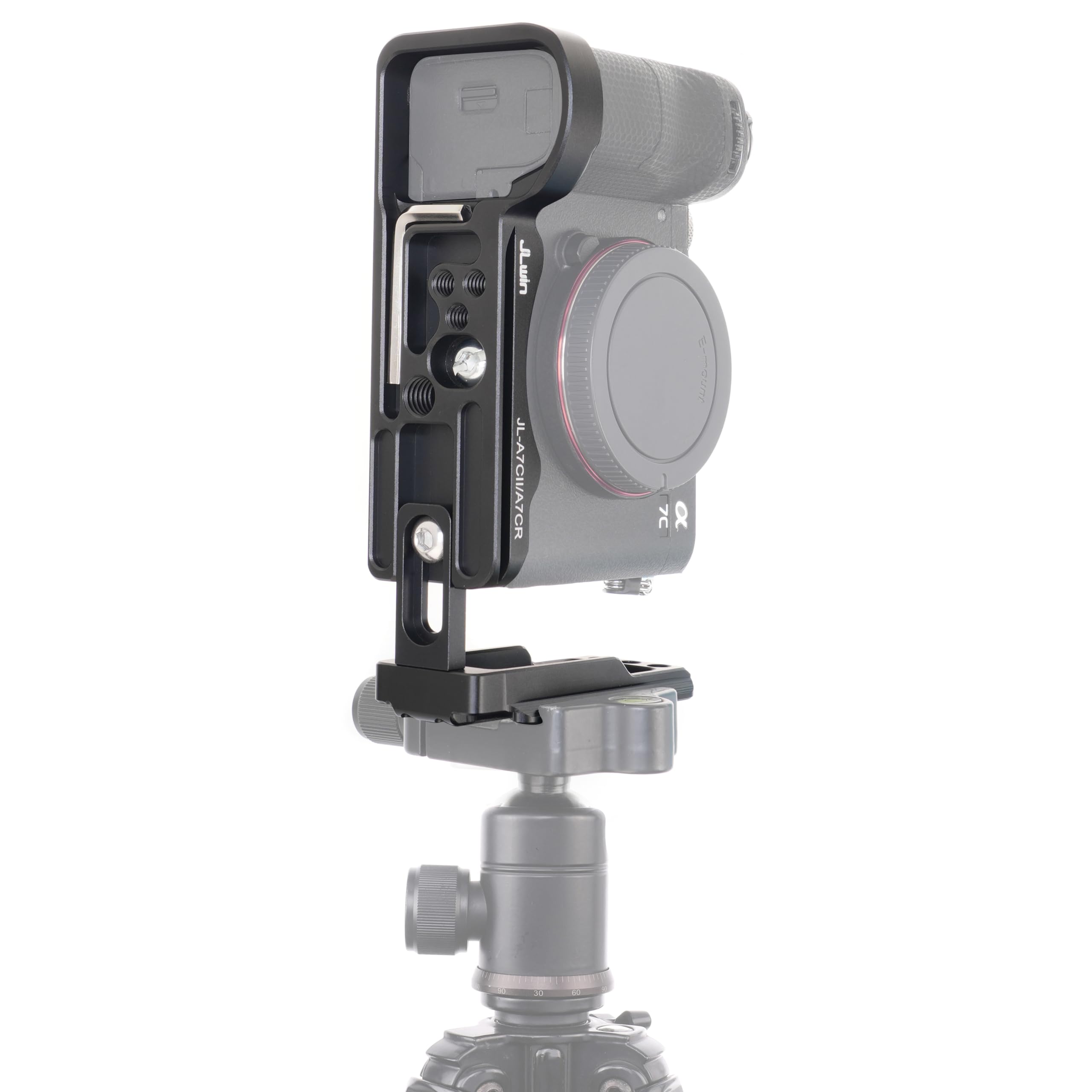 Hersmay Plaque En L Pour Sony A7CII / A7CR - Support Rapide Arca-Swiss, Aluminium, Compatible DJI Ronin, 111g