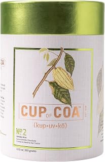 Cup of Coa No. 2 Sinfully Mint | Gourmet Mint Hot Cocoa Mix | Just Add Water | Rich, Silky Smooth & Creamy | Luxury Hot Chocolate with Cooling Crème de Menthe | Made in USA (8 Servings)