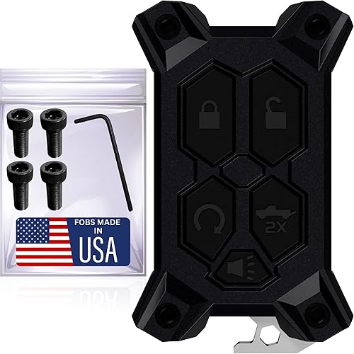 Vista 26 de Funda para llavero Chevy – para funda de llavero GMC – Accesorios Silverado Sierra – Abrebotellas integrado – Compatible con guía de ajuste