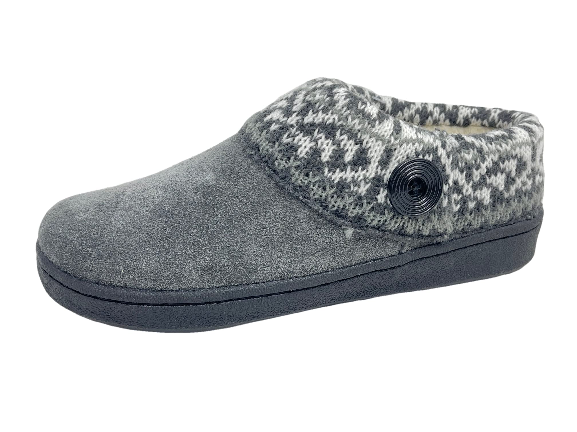 Clarks Womens Knit Scuff Slippers