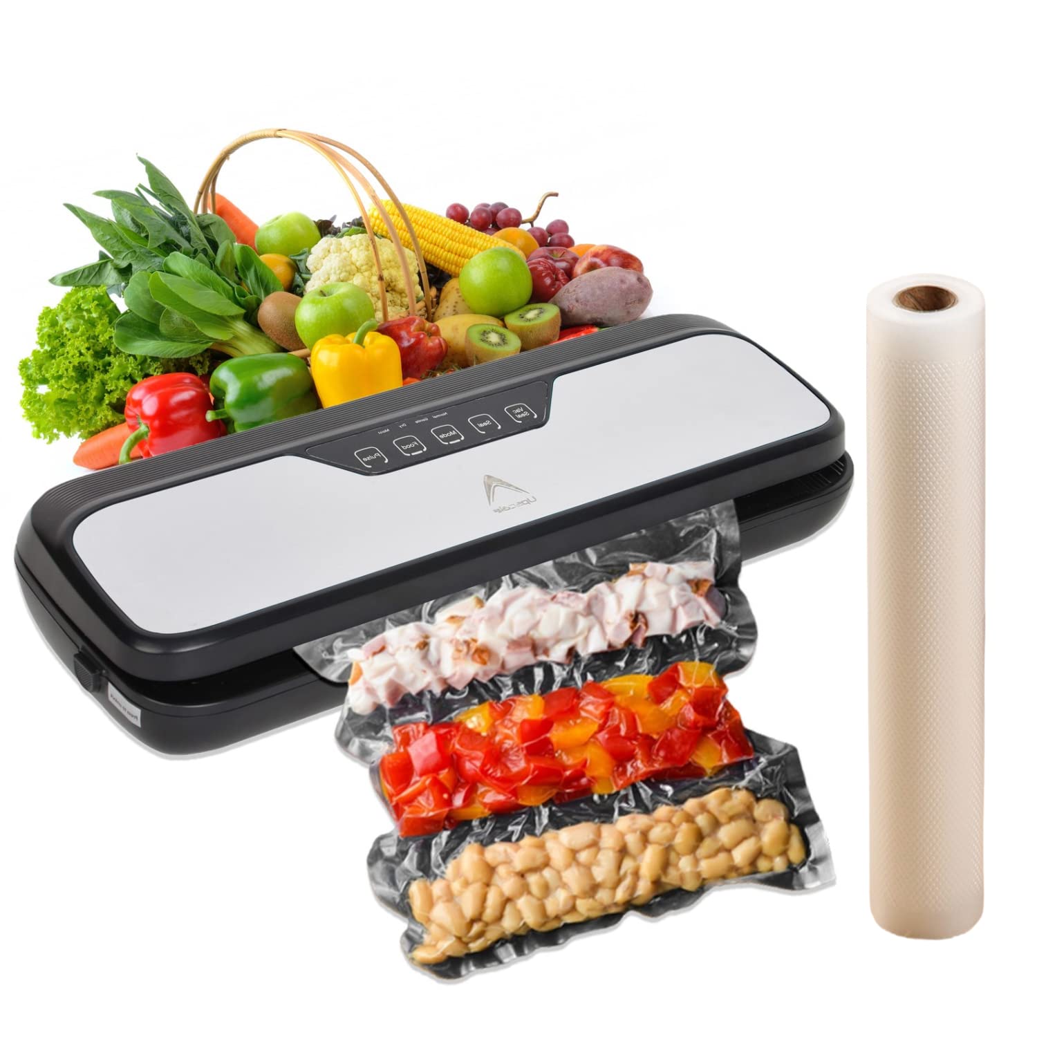 Buy Upscale Vacuum Sealer and Packing Machine with Vacuum Bags Roll(15cm wide*10m