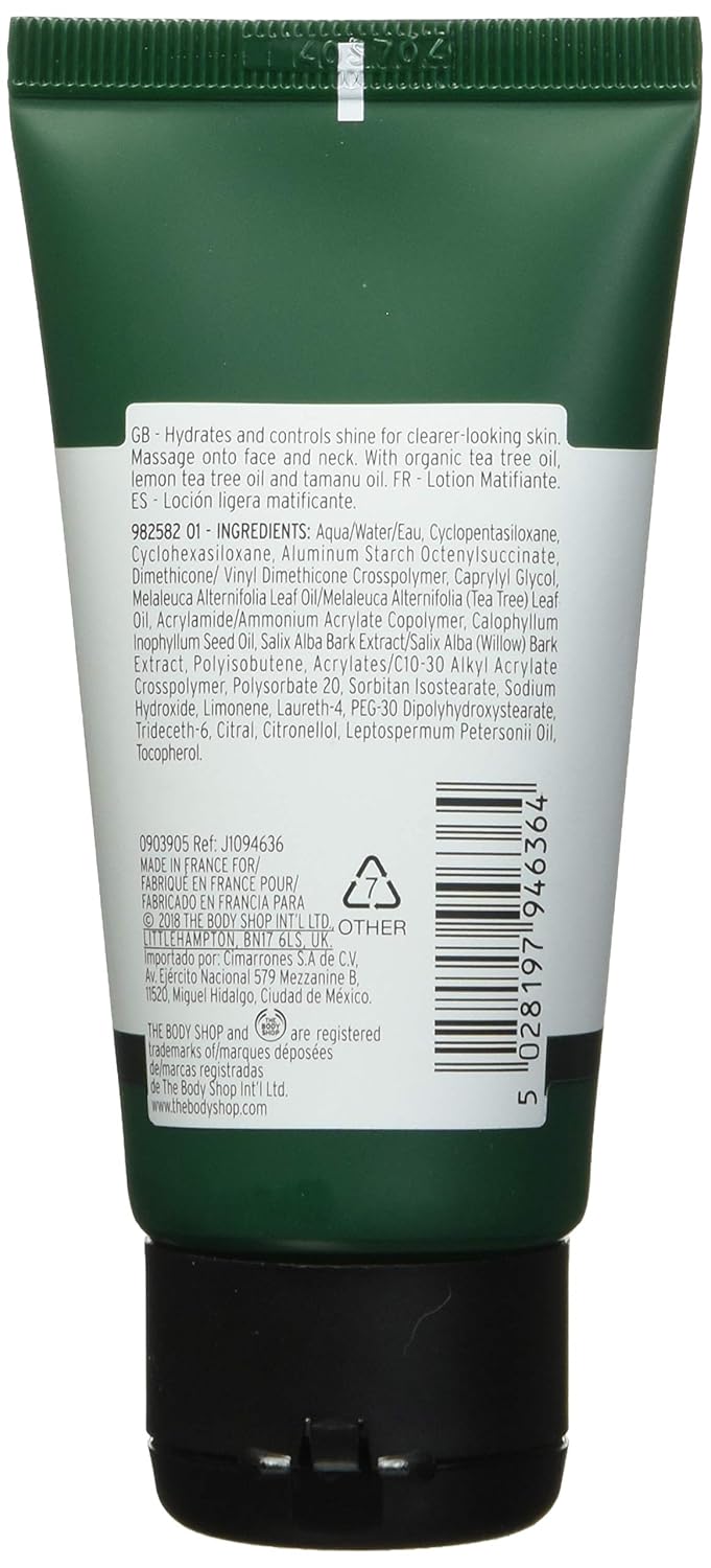 Get Special Price The Body Shop Mattifying Lotion (Vegan), Tea Tree, 1.69 Fl Oz Exclusive Discount 50% Price The Body Shop Mattifying Lotion (Vegan), Tea Tree, 1.69 Fl Oz