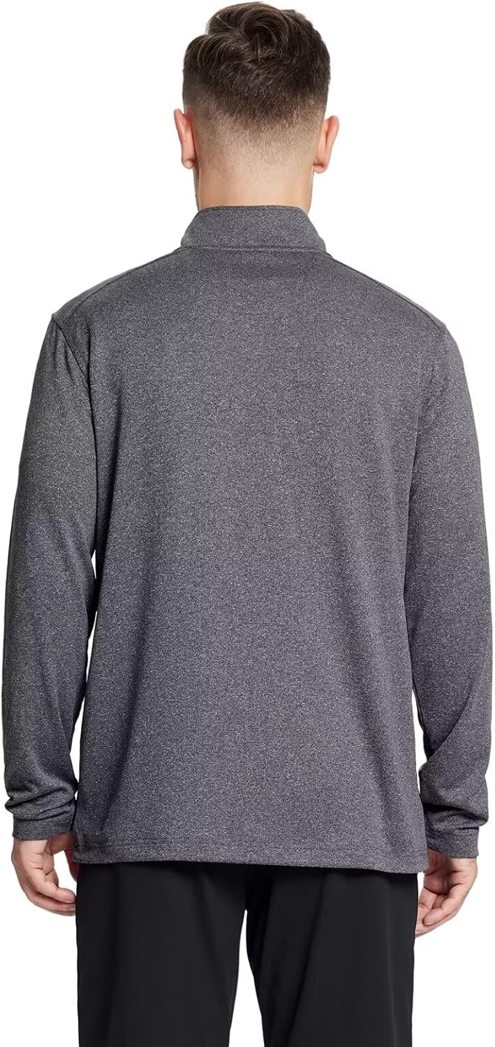 M MAELREG Quarter Zip Golf Pullover Men Dry Fit Long Sleeve Performance Wicking Mock Neck 1/4 Zip Pullover Mens Sweatshirt - Image 4