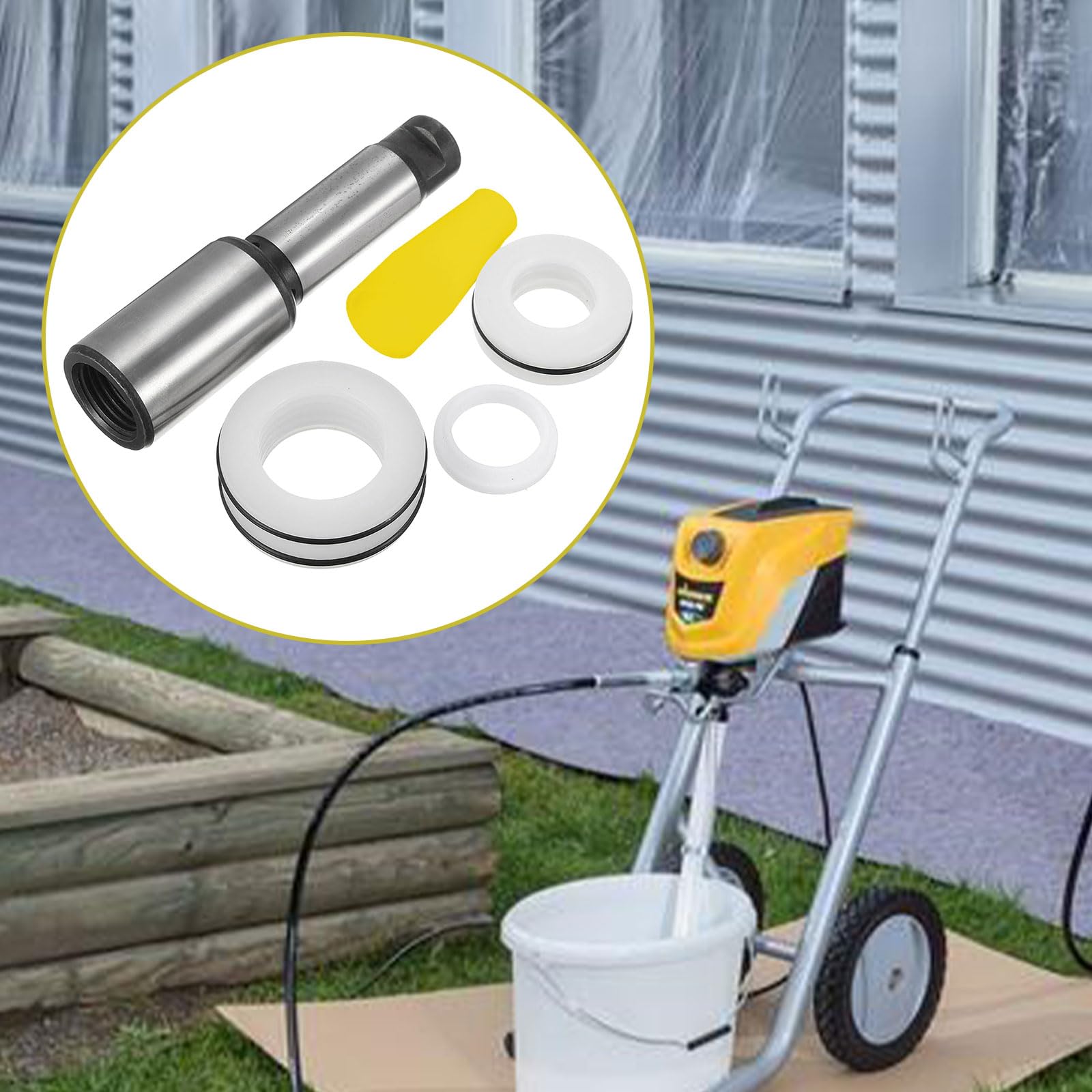 Junterone - Kit De Réparation Garniture Pompe, Tige Piston Compatible Magnum XR5/XR7/XR9/SR7 (remplace 243-090)