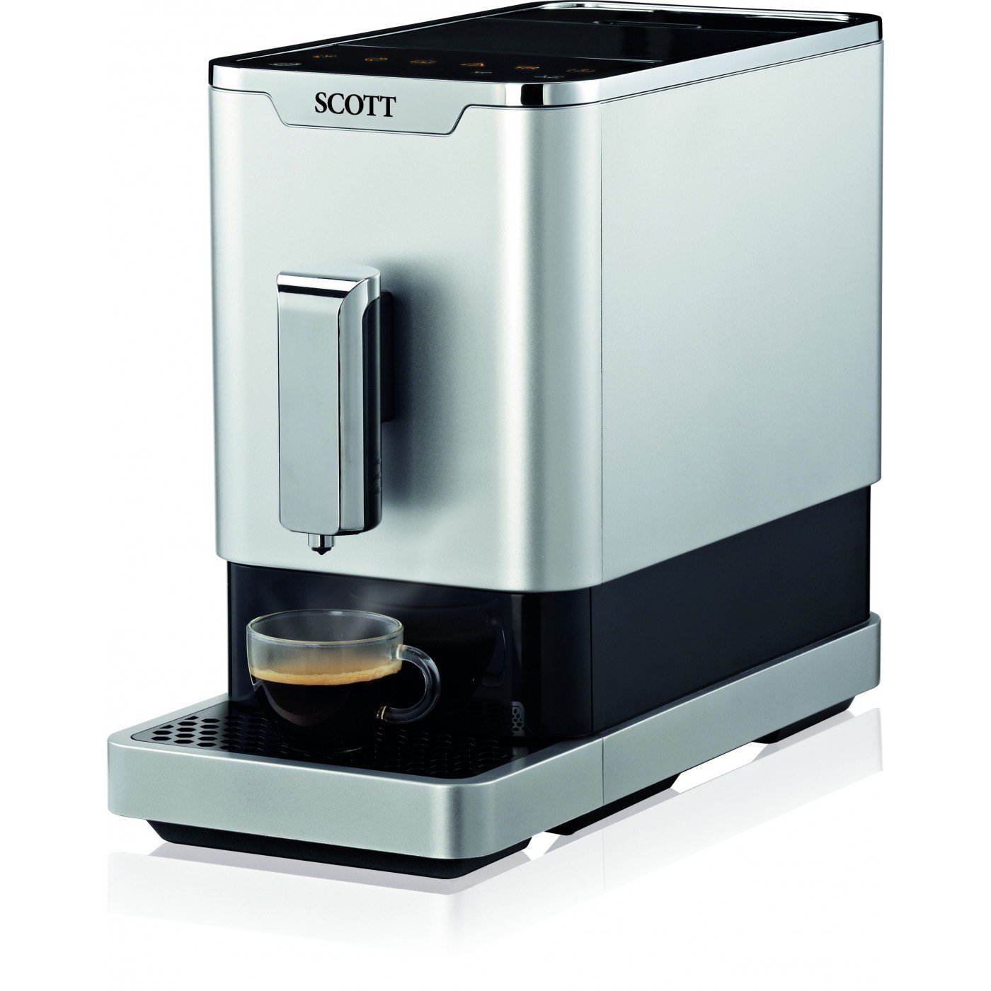 SCOTT Slimissimo 20200, machine à espresso programmable, thermique, aluminium