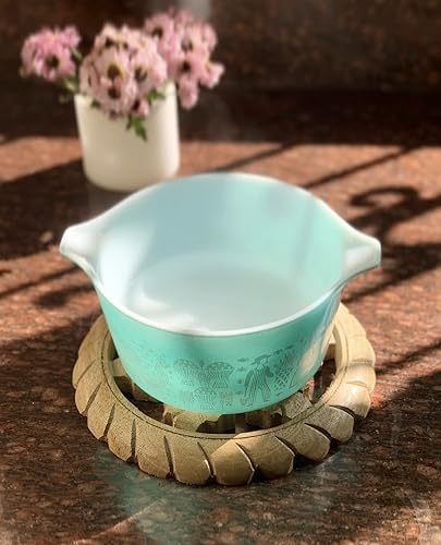 Miniatura 2 de Salvamanteles de madera hecha a mano para platos calientes y ollas titular almohadilla caliente para cocina y mesa de comedor decoración utensilios