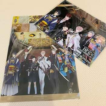 きゅーはく　刀剣乱舞クリアファイル5種 特別展「九州の国宝 きゅーはくのたから」 九州国立博物館×刀剣