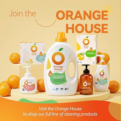 Miniatura 9 de Orange House Natural Liquid Hand Soap with Food-Grade Orange Oil, Cruelty-free, Soft and Moisturizing, 12 Fl Oz