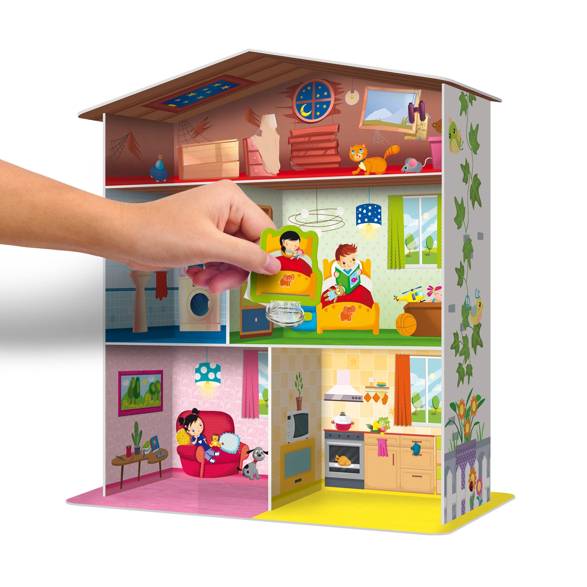 Lisciani Giochi- Montessori Maxi My House, Color, 95162, Nicht Zutreffend, Medium - Image 3
