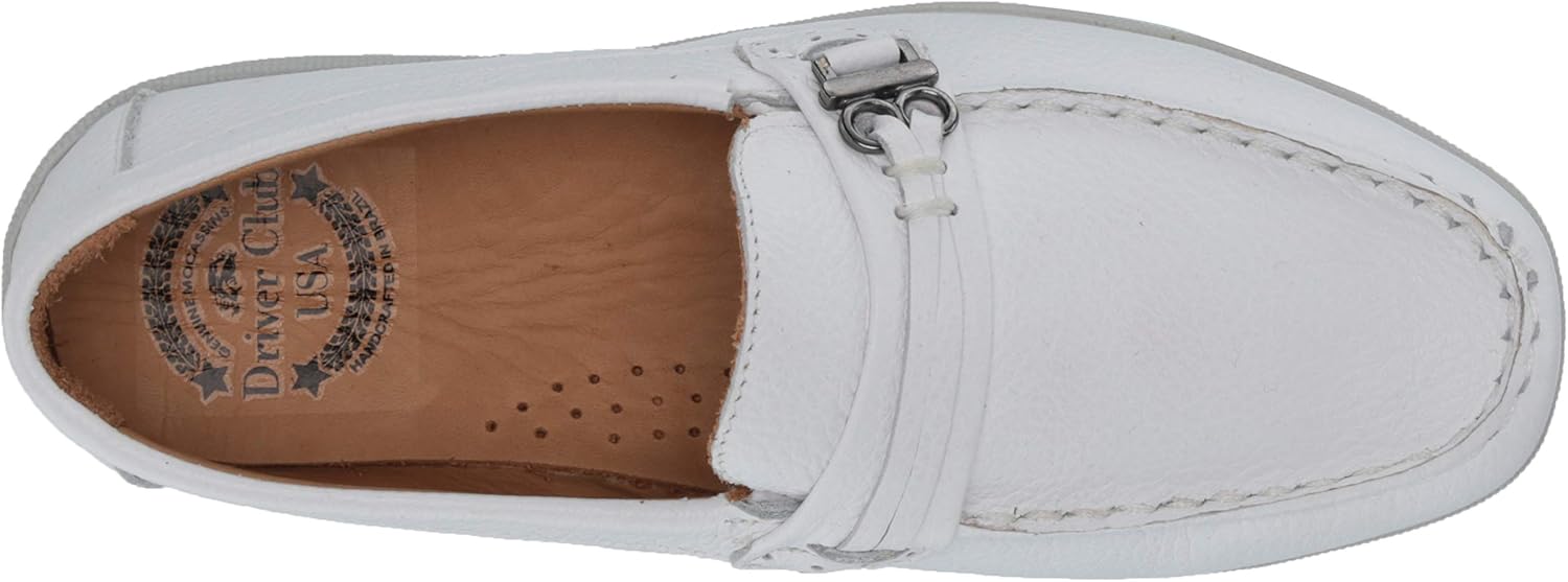 Driver Club USA Kids' Kids Boys/Girls Genuine Leather Driving Loafer with Rope Anchor Detail