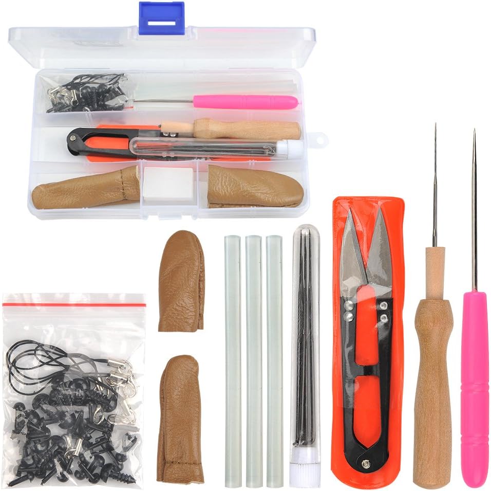 WOWOSS 36 Colors Needle Felting Wool Set Starter Kit Wool Felt Tools