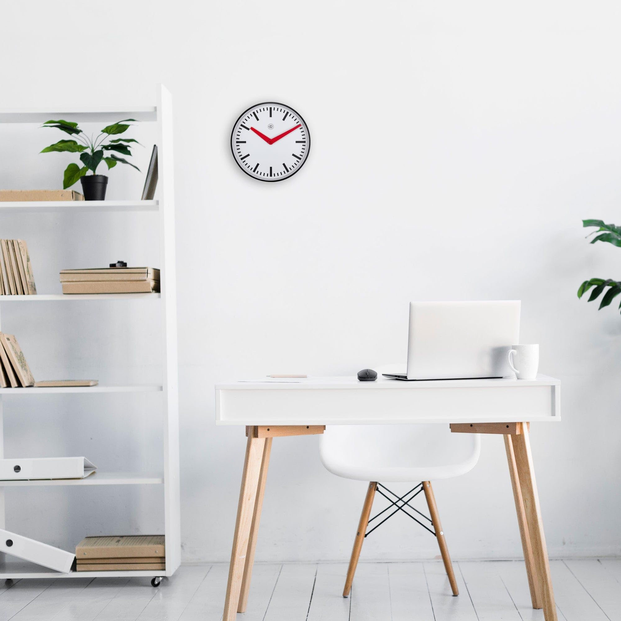 Amazon.co.jp: 掛け時計 静音 26cm おしゃれ 北欧 壁掛け時計 NeXtime