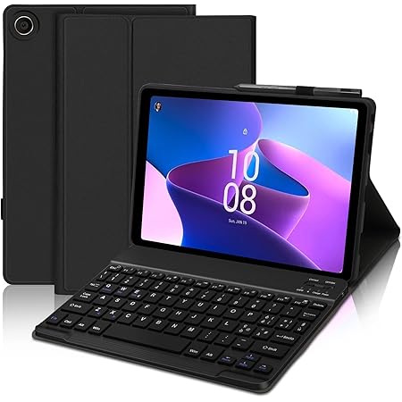 Custodia Tastiera Per Lenovo Tab M11 2024 - Tastiera Bluetooth Con Trackpad E Retroilluminazione 7 Colori