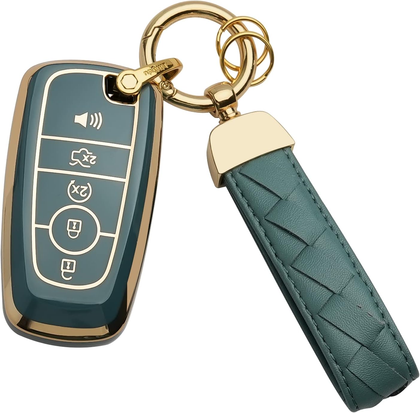 bqepe for Ford Key Fob Cover Keychain Fit for Explorer