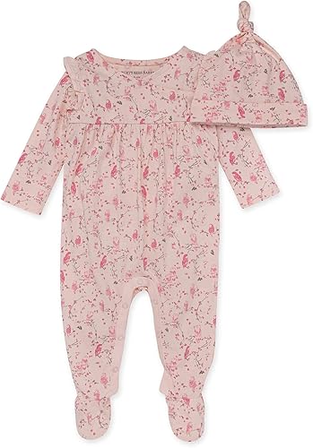 Burt's Bees - Mono para bebé (100% algodón orgánico), enterizo de una sola pieza, 100 % algodn orgnico, 6 meses, Hoot Hoot