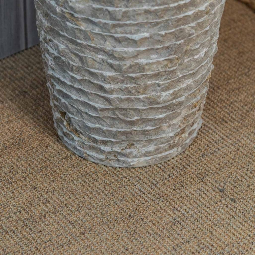 Wanda collection - Vasque Salle de Bain sur Pied en marbre Florence Gris