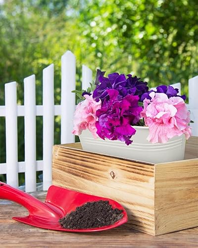 Miniatura 5 de Maceta colgante de metal de 11 pulgadas para interiores, 3 cubos de metal para balcón con ganchos desmontables y agujeros de drenaje, macetas