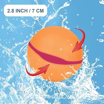 Reusable Water Balloons for Kids,24PCS Refillable Latex-Free Silicone Water Bomb with Mesh Bag, Summer Toys Beach toys Swimming Pool Party Supplies Bath Toy Outdoor Idea Gift for Kids