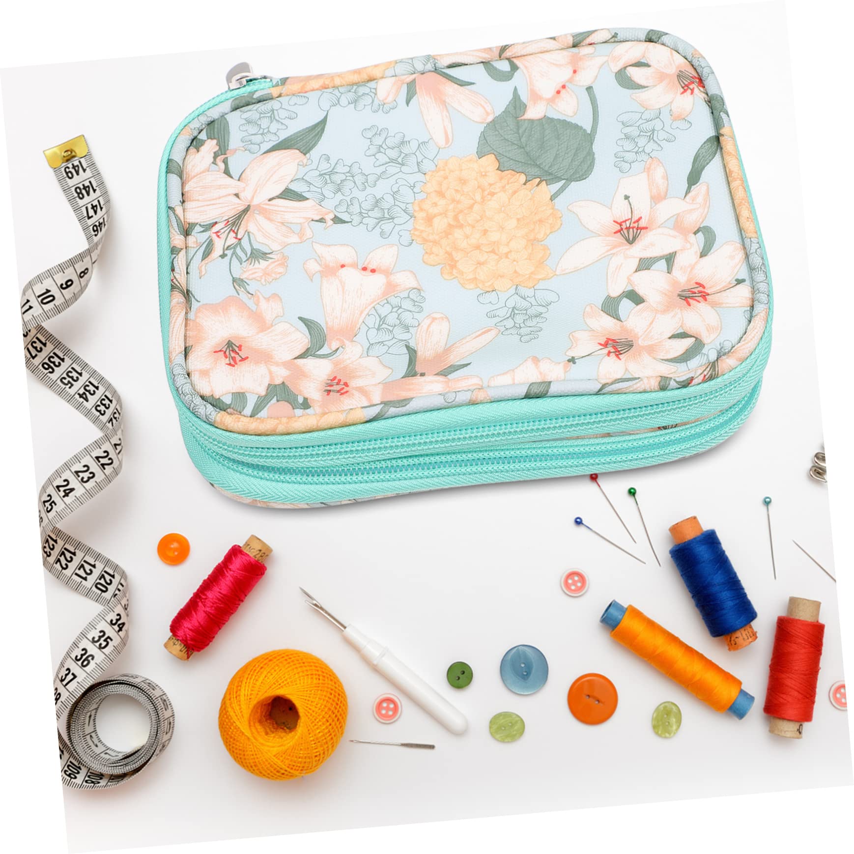 Tofficu 2piezas Estuche De Almacenamiento Para De Crochet Con y De Organizador Portátil Para Accesorios De Tejer y Ganchillo Para y Principiantes