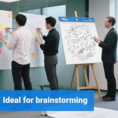 Miniatura 9 de AFMAT Almohadillas adhesivas de caballete, 20 x 23 pulgadas, papel para profesores, súper pegajosas y resistentes a las manchas, papel de caballete