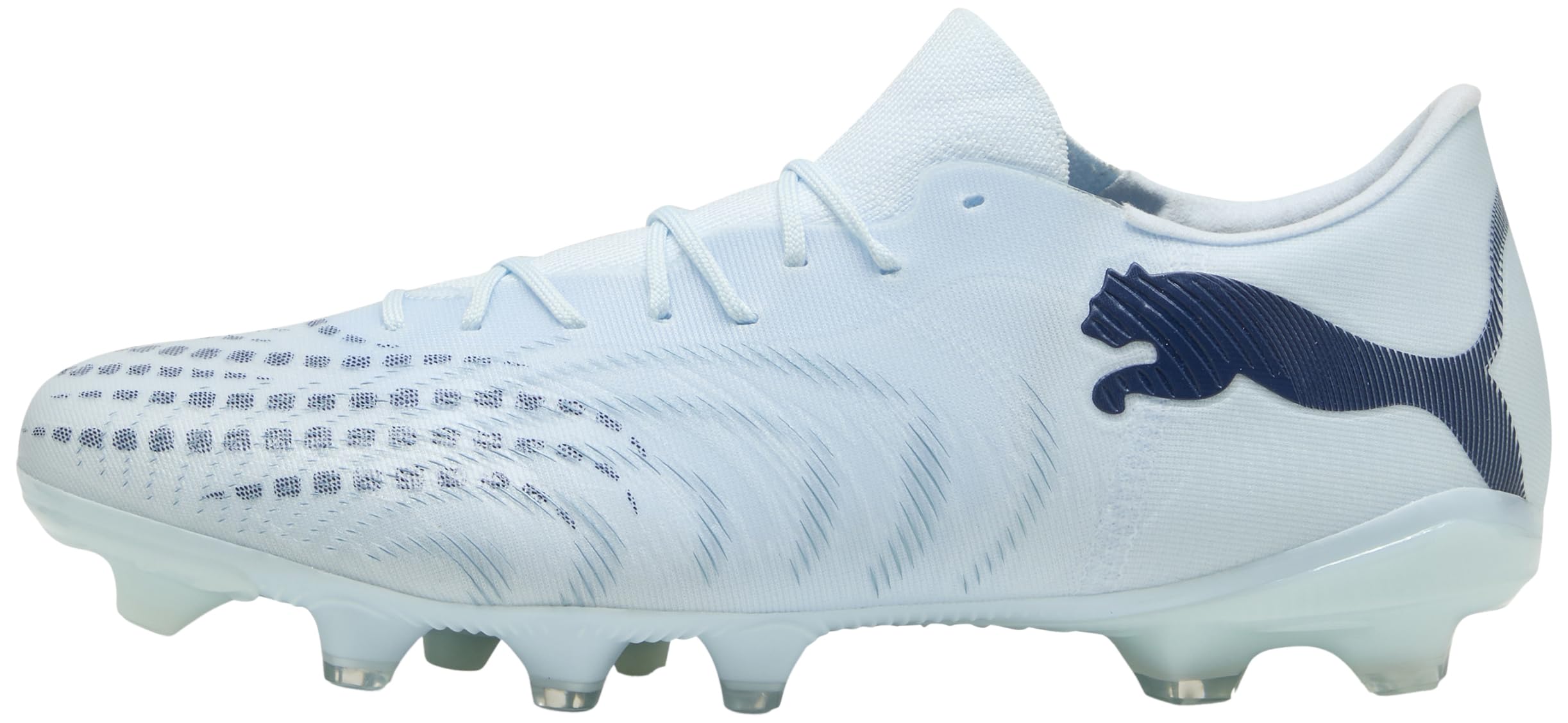 PUMA Unisex Future 9 Match Fusion Firm Ground/Artifical Ground Football Boots, ICY Blue-Blue Jewel, 5.5 UK