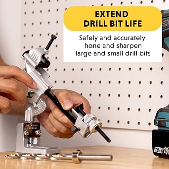 General Tools Drill Grinding Attachment #825 - Drill Accessories - For use with ANSI, OSHA, and UL