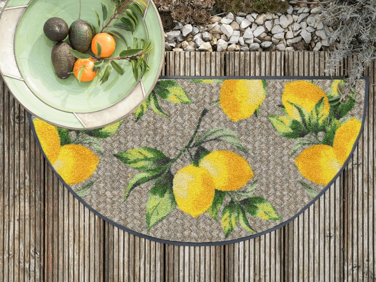 Salonloewe Fussmatte Lemons Pure I Schmutzfangmatte & Fußabtreter für Innen 42 x 85 cm
