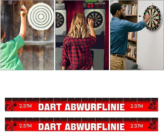 Dart Throw Line Floor Sticker Repositionable Waterproof Tape