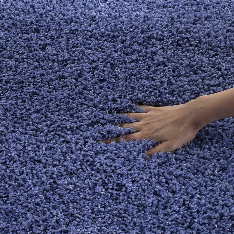 Image of zia carpets Cozy Soft Shaggy Non Slip Carpet for Home Decor Aesthetic Rugs with 2.5 inch Thikness Size 9x12 feet