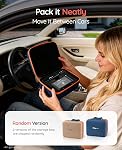 Babyvue Wireless Baby Car Monitor Fast Setup, 3X Zoom Car Baby Camera with HD1080P IR Night Vision, No Wiring Wireless Car Baby Monitor for Kids, 5.2" Display Backseat Camera for SUV/Sedans/RV