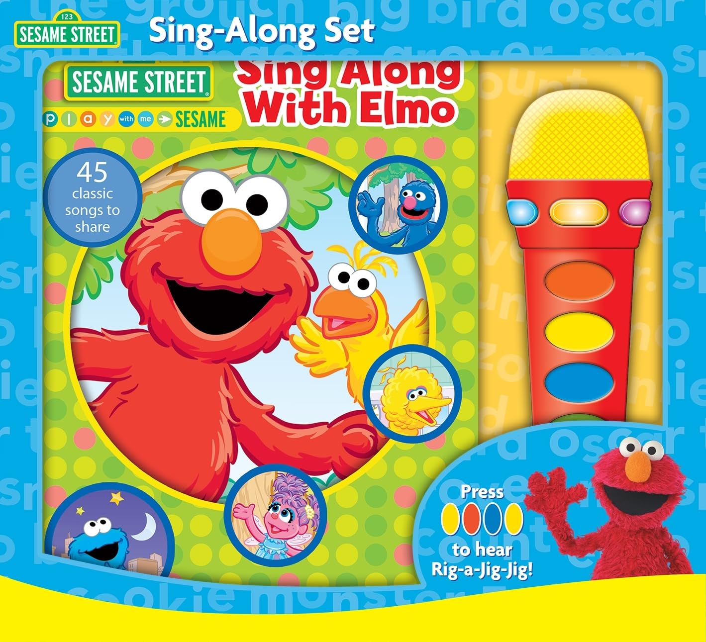 Sesame Street Sing Along with Elmo! Light Up Microphone and Songbook