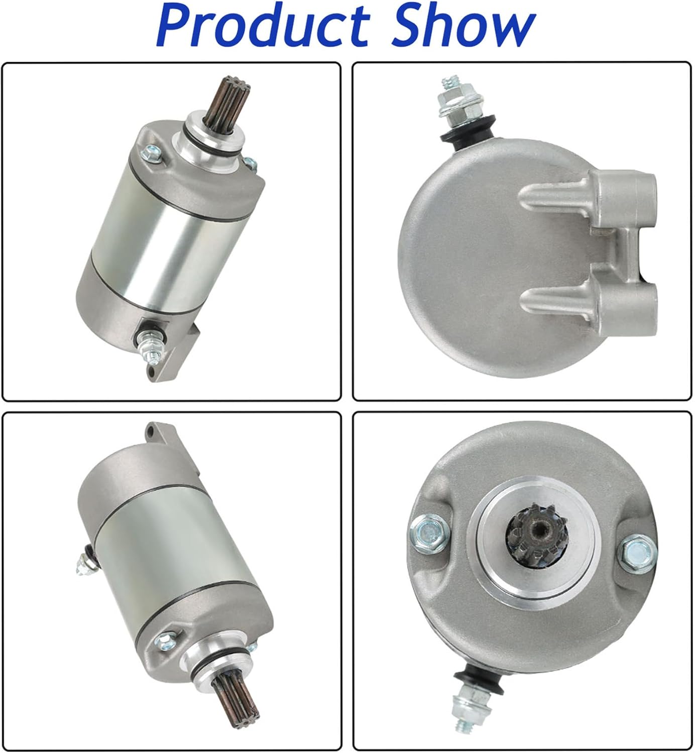 Silscvtt Starter Motor Replacement for Can-Am 400 450 MAX 450 400 Defender HD5 Replacement for 420684280 420684283