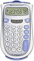 Vista 2 de Texas Instruments Calculadora de bolsillo portátil Ti-1706sv, LCD de 8 dígitos