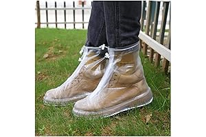 Whose Lemon Rain Boot Waterproof Shoes Cover Women Men Kids Galoshes