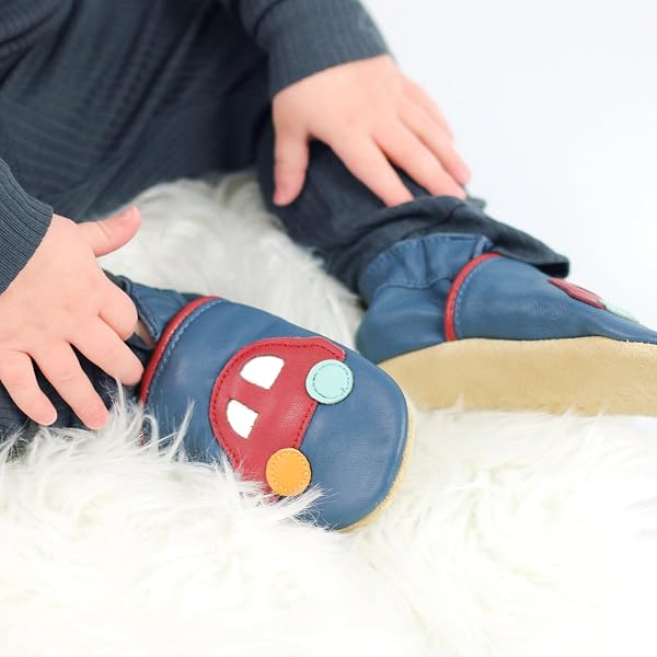 Dotty Fish - Ragazzi Scarpe da Bambino in Pelle, Scarpe da Bambini Unisex - Bambini e Ragazzi - 2