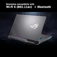 Vista 6 de ASUS ROG Strix G15 - Laptop para juegos FHD de 15.6 pulgadas, NVIDIA GeForce RTX 3060, procesador AMD Ryzen 7 4800H, 16GB RAM 1TB SSD, teclado