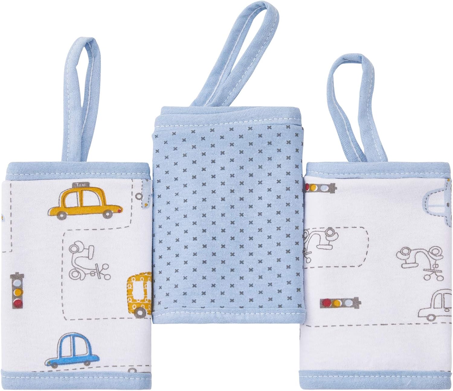 Papi Textil Paninho De Boca Papi Malhas C/ Prendedor De Chupeta Est 28Cm X 28Cm Contem 03 Un