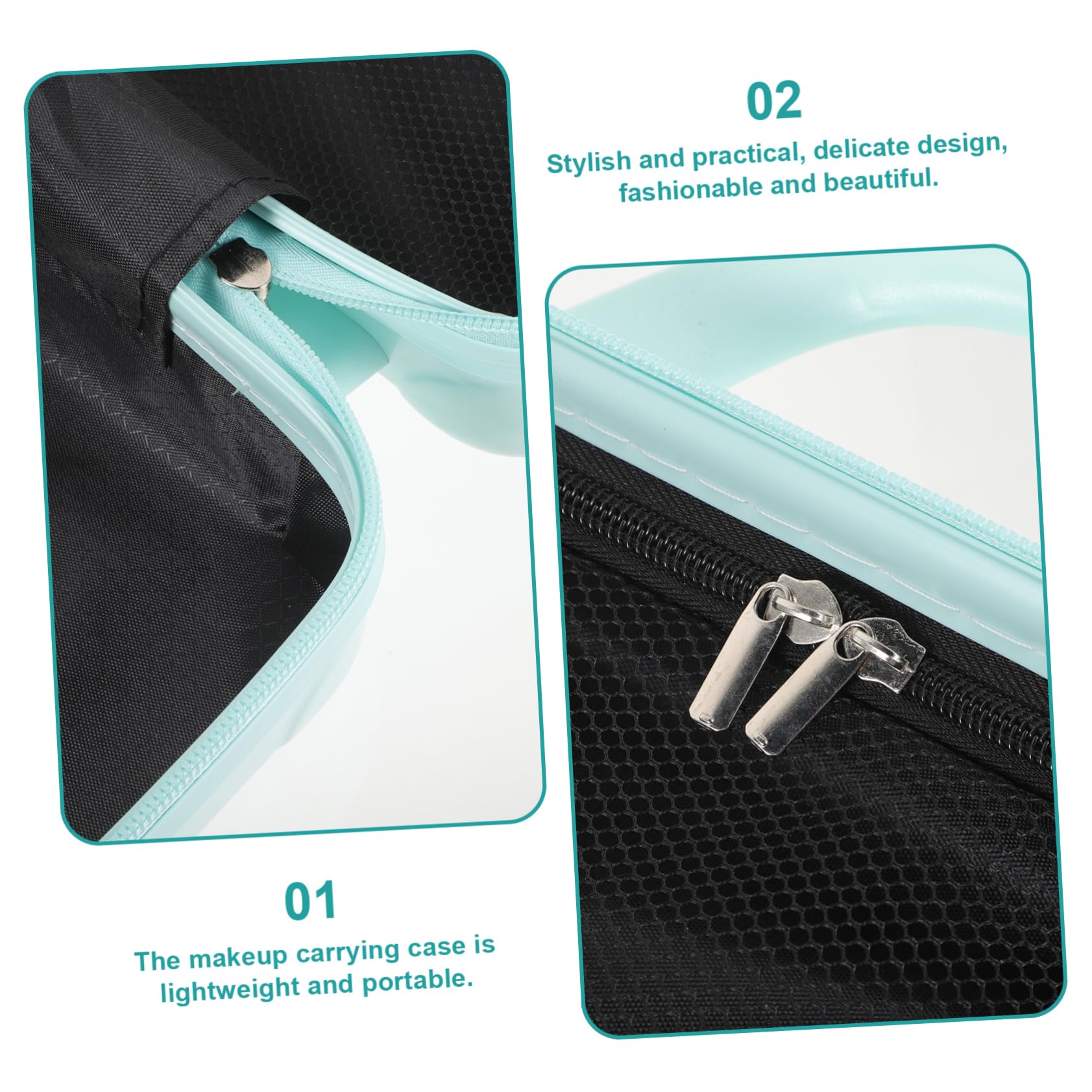 Estuche De Maquillaje Portátil Estuche De Viaje Pequeño para Mujer Neceser De Viaje Mini Maleta De Cosméticos De Maquillaje para Viajar