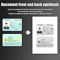 Vista 4 de Cámara de documentos 4K 16MP, conversión de Word PDF, cámara web Ultra HD para transmisión en vivo, enseñanza remota, conferencia web, para OS X