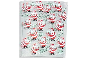 Extra-Large Santa Treat Bags for Merry Christmas Plate