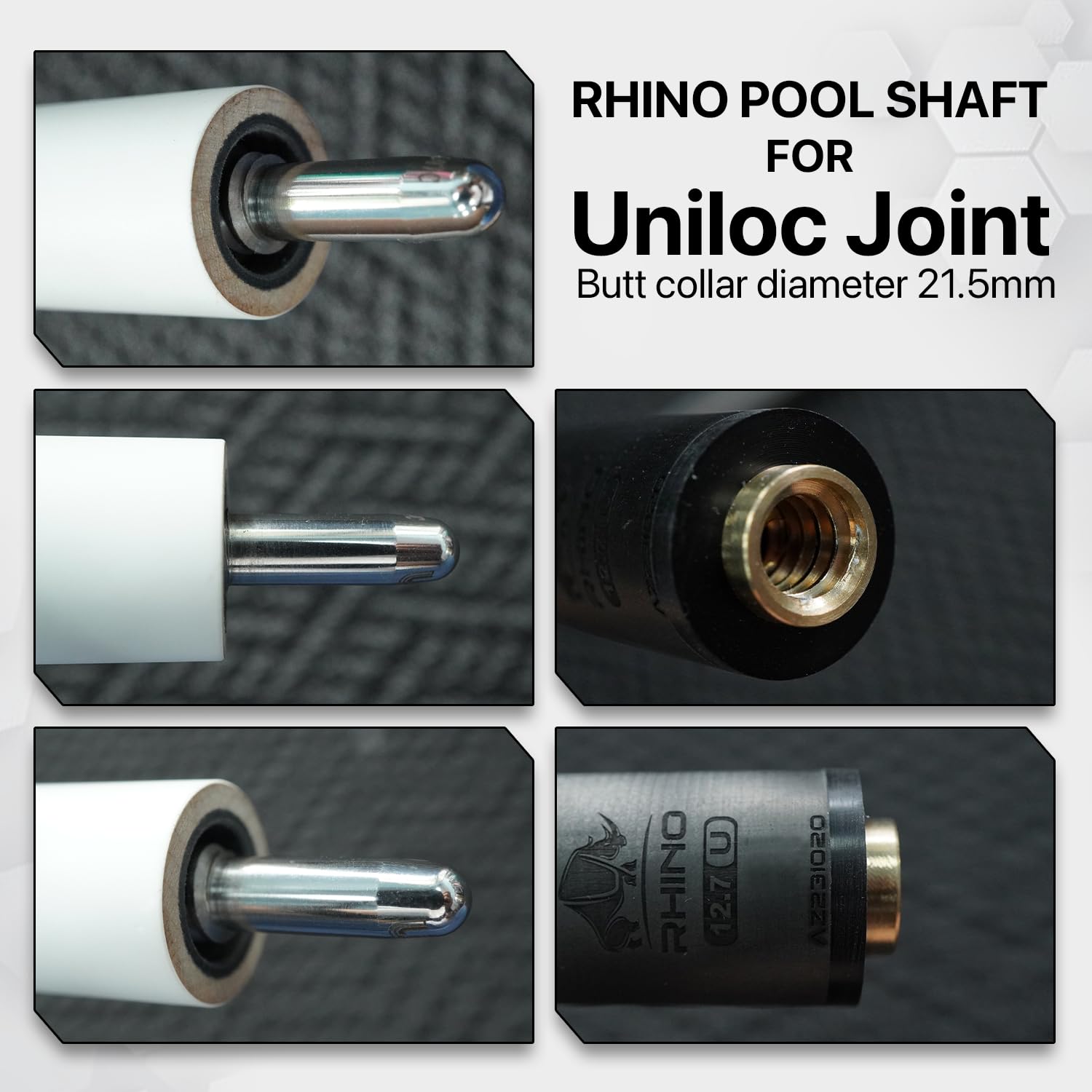 10月中旬入荷【Rhino】Q-LOC 12.4mm カーボン プールシャフト CATEGORY